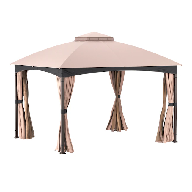 PureJoy Replacement Canopy for 10x12 Metal Rectangle Screened Semi-Permanent Gazebo