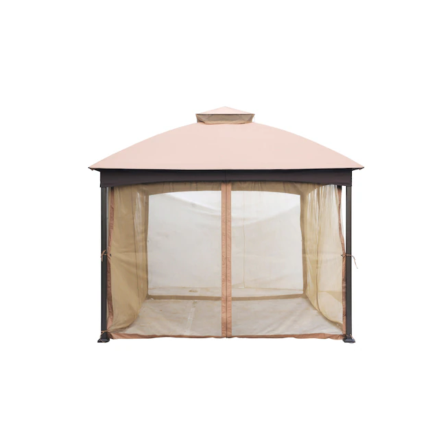 PureJoy Replacement Canopy for 10x12 Metal Rectangle Screened Semi-Permanent Gazebo